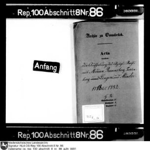 Aufhebung des Abzugsrechts mit Minden, Ravensberg, Tecklenburg, Lingen und Münster