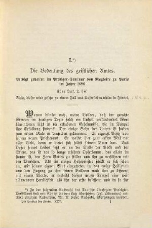 Ausgewählte Predigten : mit einer einl. Monographie in deutscher Übersetzung