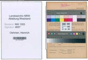 Entnazifizierung Heinrich Oehmen , geb. 08.03.1895 (Beamter)
