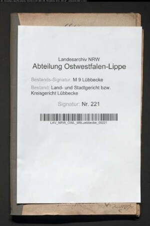 Erblasser: Brüning, Ernst Friedrich; Erblasser: Brüning, Cord Heinrich: Abschluss eines Erbvertrags