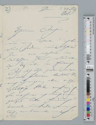 Brief an Joseph Joachim