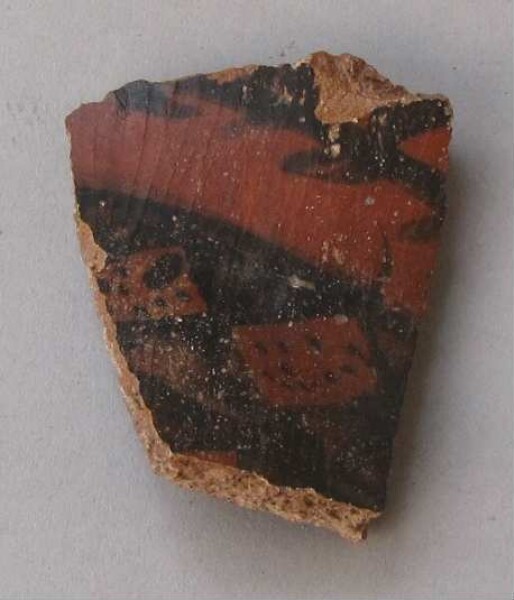 Fragment of a clay vessel