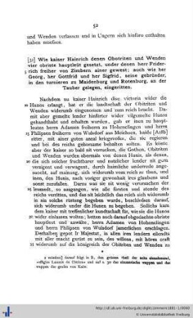 Wie kaiser Hainrich … vier obriste hauptleüt gesetzt, under denen herr Friderich freiher von Zimbern…