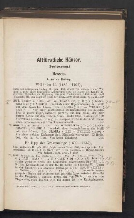 Altfürstliche Häuser