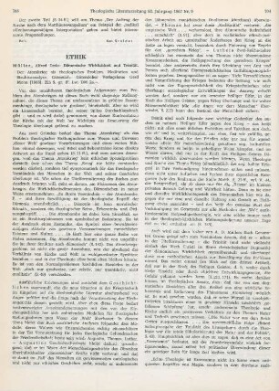 703-705 [Rezension] Müller, Alfred Dedo, Dämonische Wirklichkeit und Trinität