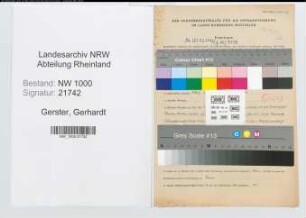 Entnazifizierung Gerhardt Gerster, geb. 17.06.1912 (Steuerassistent)