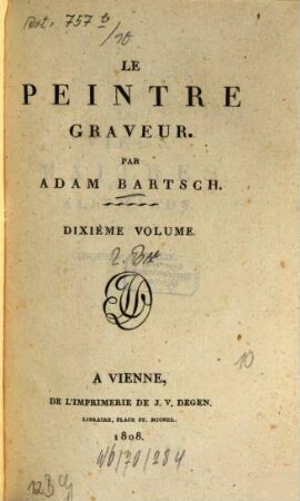 Le peintre graveur, 10. Les vieux maitres allemands ; 5