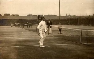Privatalbum mit Karlsruher Motiven. Tennisturnier