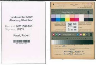 Entnazifizierung Robert Kasel , geb. 02.06.1907 (Kellner)
