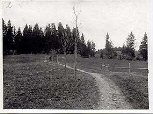 Fischer, Theodor; Lindenberg / Allgäu (Bayern); Haushaltungsschule mit Ökonomiegebäude und Kapelle - Ansicht