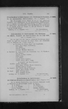 No. 202. Bekanntmachung der Handelskammer, betr. Wahl von Mitgliedern zur Handelskammer, vom 31. Dezember 1885.