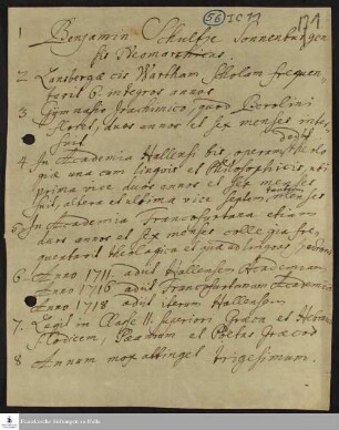 Bericht von Benjamin Schultze.