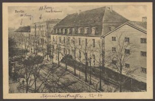 Ansichtskarte "Pionier-Kaserne", Köpenicker Straße 12-14