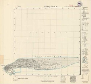 2209 (alte Nr.: 820/821) Norderney, Meßtischblatt (4cm - Karte)