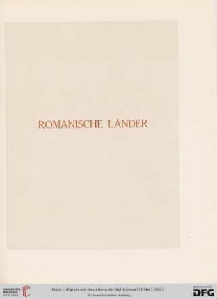 Romanische Länder
