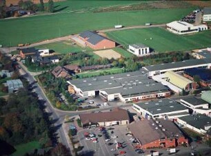 Schwalmtal. Gewerbegebiet. Luftaufnahme