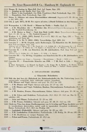 8. Ostasiatische Graphik (Nr. 1128-1219)