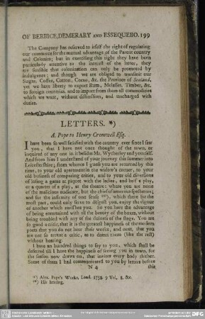 Letters