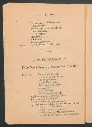 Los profesores