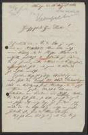 Brief von August von Krempelhuber an Unbekannt