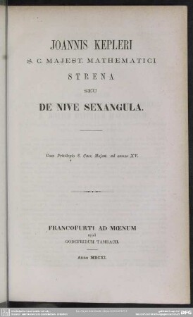 De Nive sexangula.