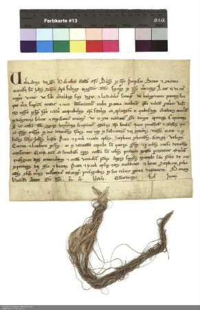 Indulgenzbrief Volrads [von Kranichfeld], Bischof von Halberstadt, für das Stift Johannesberg