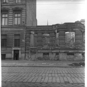 Negativ: Gelände, Kurfürstenstraße 166, 1952