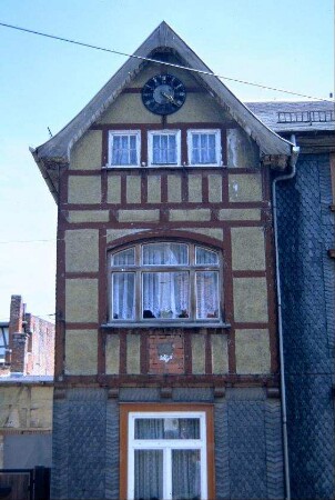 Haus mit Sichtfachwerk
