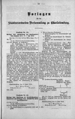 No. 13 (188-206) (188,189), 22. Juni 1910