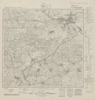 4255 (alte Nr.: 2404) Sommerfeld, Topographische Karte 1:25000 (4cm - Karte)