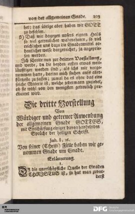 Die dritte Vorstellung