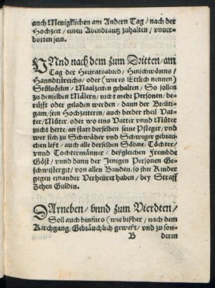 Darneben/ und zum Vierdten ...