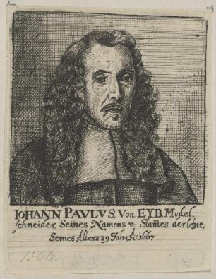 Bildnis des Iohann Pavlvs von Eyb