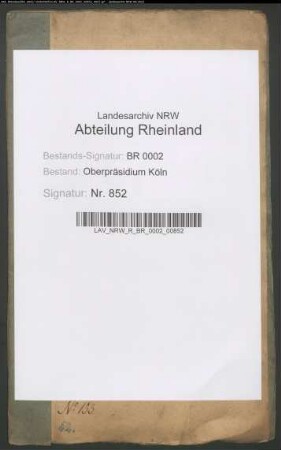 Verpachtung der Dienstgrundstücke der Geistlichen