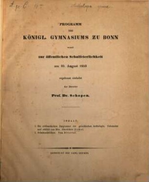 Die arithmetischen Epigramme der griechischen Anthologie