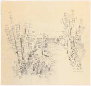 Garten Dir. Harald Schweitzer, Berlin-Grunewald: Perspektivische Ansicht