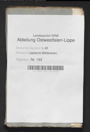 Kostenrechnung für das lipp. Kreiskontingent für Juni 1796