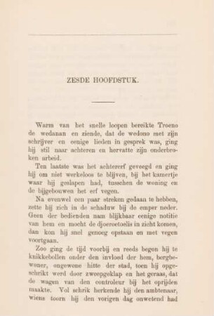 Zesde hoofdstuk
