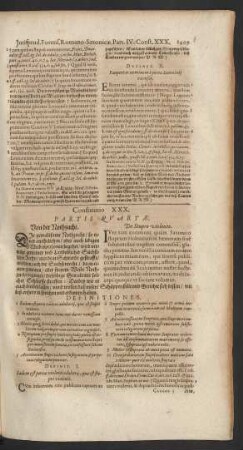 Constitutio XXX.