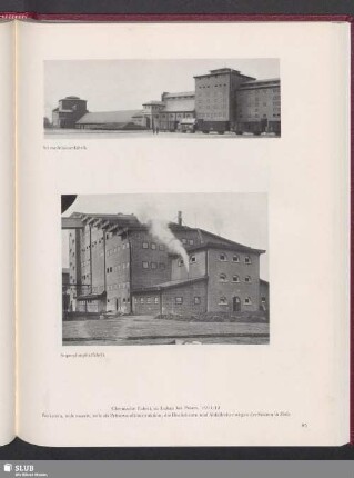 Chemische Fabrik in Luban bei Posen, 1911/12, Schwefelsäurefabrik