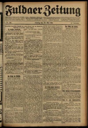 Ausgabe vom Montag, den 29. Mai 1916.