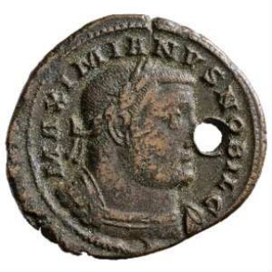 Münze, Follis, 302 - 303 n. Chr.