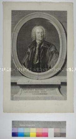Porträt des Pädagogen und klassischen Philologen Johann Matthias Gesner