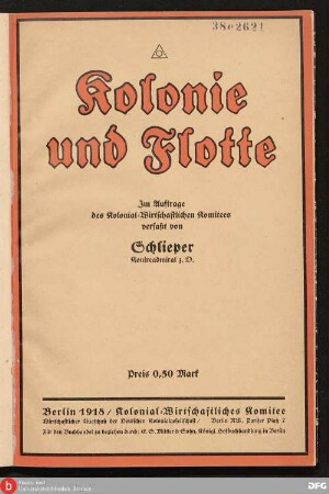 Kolonie und Flotte