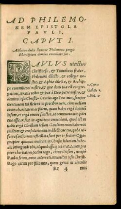 Ad Philemonem Epistola Pauli.