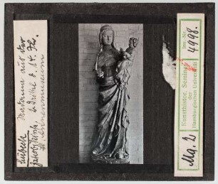 Lübeck, St. Annen-Museum: Madonna aus der Jakobikirche. 2. Drittel 14. Jhd.
