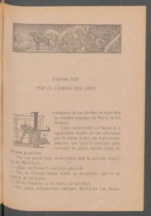 Capítulo XLII - Por el camino el odio