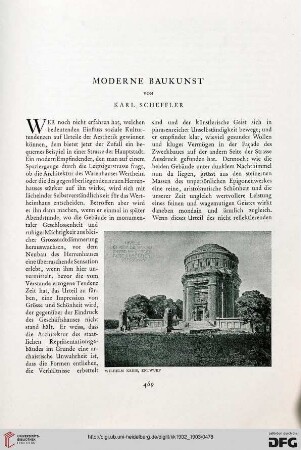 Moderne Baukunst