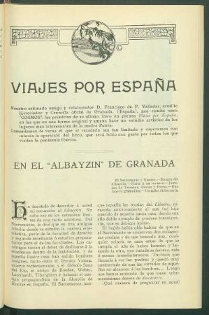 Viajes por España [Continuación]