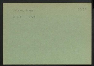 Walser, Franz